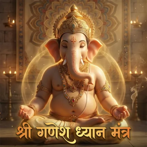 गणेश ध्यान मंत्र